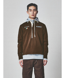 KIJUN MEN（キジュンメンズ）の「KJ Embroidered Rugby Shirt Dark Brown（Tシャツ/カットソー）」