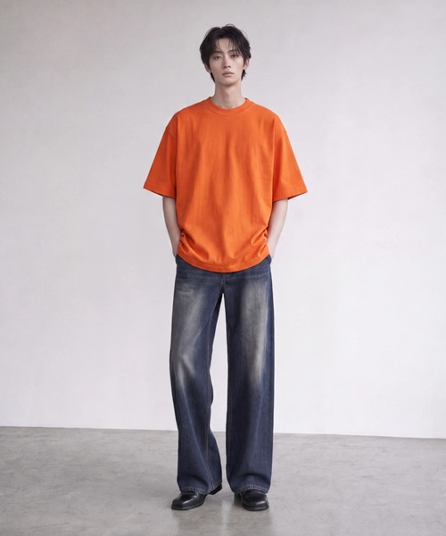 CAMBER(キャンバー)の「【T24】【CAMBER/キャンバー】MAX WEIGHT S/S TEE CAM301(Tシャツ/カットソー・メンズ・マルーン/グリーン/ゴールド/レッド/ブラック/グレー/オレンジ/ナチュラル/ロイヤルブルー/ネイビー・MEDIUM/X-LARGE/LARGE/SMALL)」の17枚目の写真