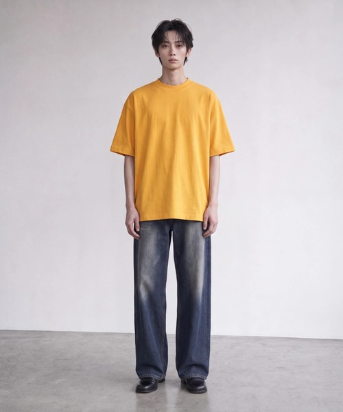 CAMBER(キャンバー)の「【T24】【CAMBER/キャンバー】MAX WEIGHT S/S TEE CAM301(Tシャツ/カットソー・メンズ・マルーン/グリーン/ゴールド/レッド/ブラック/グレー/オレンジ/ナチュラル/ロイヤルブルー/ネイビー・MEDIUM/X-LARGE/LARGE/SMALL)」の19枚目の写真