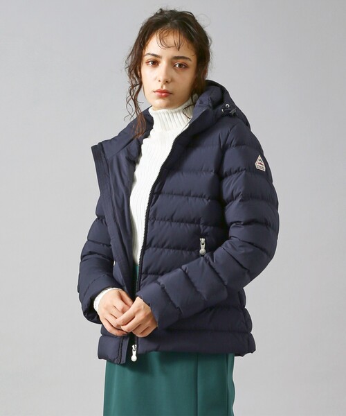 Pyrenex（ピレネックス）の「【PYRENEX/ピレネックス】SPOUTNIC JPN/スプートニックソフト/HWAA023/ダウンコート/アウター（ダウンジャケット/コート・レディース・ネイビー/アイボリー/ブラック・36/38/42/40）」の4枚目の写真