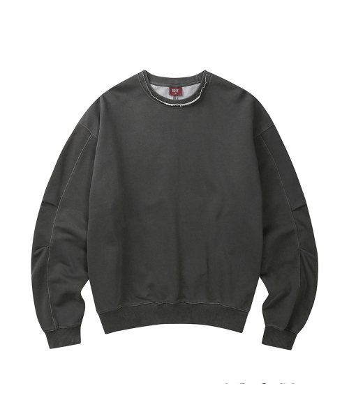 DESIRED（デシレッド）の「CUTOUT PIGMENT スウェットTシャツ-FESK5102B09（スウェット・レディース・ダークグレー・MEDIUM/LARGE/X-LARGE）」の2枚目の写真
