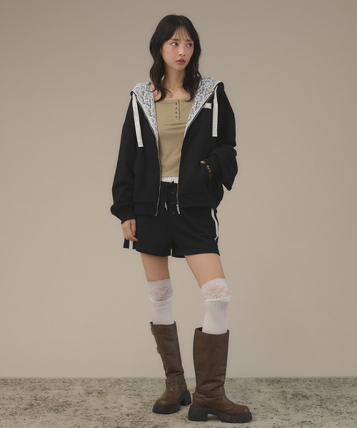 apres jour mignon(アプレジュールミニョン)の「ヘンリーネックキャミ(キャミソール・レディース・ライトブルー/カーキ/ブラウン系その他・フリー/LARGE)」の12枚目の写真
