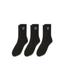 LIFE WORK（ライフワーク）の「3PACK コマサ ラドックロゴ クルーソックス（ソックス/靴下）」