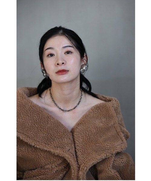 cawaii(カワイイ)の「【返品・交換不可】ワイヤーアートのポピーピアス(イヤリング・レディース・シルバー・FREE)」の3枚目の写真