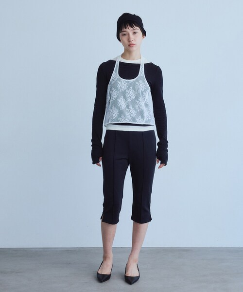CODE A(コードエー)の「UKI UKI*CODE A|layered jersey trio set(その他トップス・レディース・ブラック/ホワイト/グレー・00)」の6枚目の写真