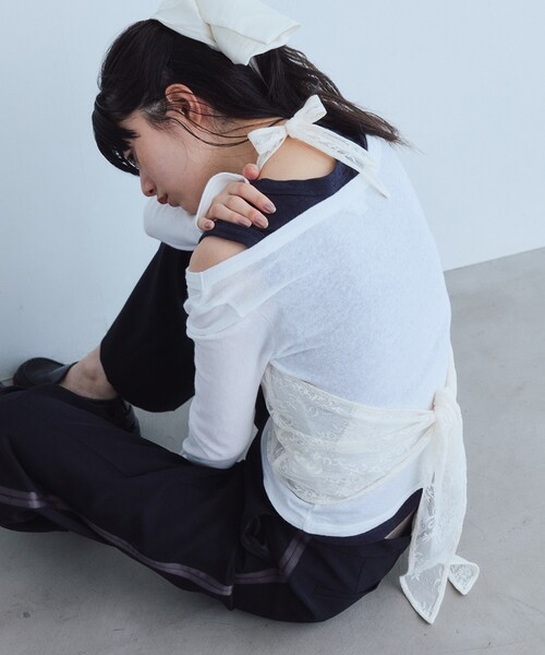 CODE A(コードエー)の「UKI UKI*CODE A|layered jersey trio set(その他トップス・レディース・ブラック/ホワイト/グレー・00)」の11枚目の写真