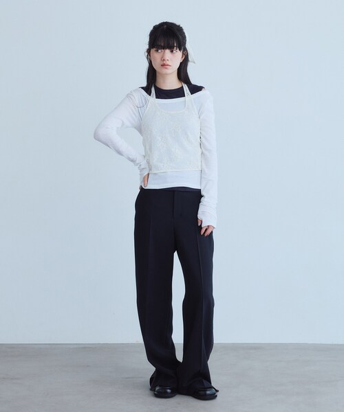 CODE A(コードエー)の「UKI UKI*CODE A|layered jersey trio set(その他トップス・レディース・ブラック/ホワイト/グレー・00)」の12枚目の写真