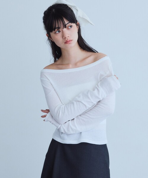 CODE A(コードエー)の「UKI UKI*CODE A|layered jersey trio set(その他トップス・レディース・ブラック/ホワイト/グレー・00)」の16枚目の写真