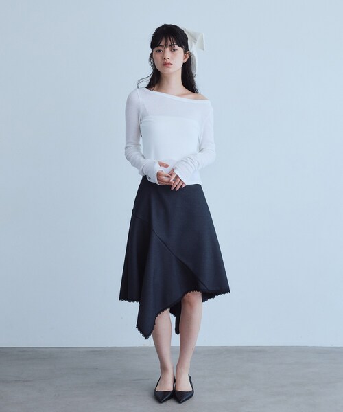 CODE A(コードエー)の「UKI UKI*CODE A|layered jersey trio set(その他トップス・レディース・ブラック/ホワイト/グレー・00)」の17枚目の写真