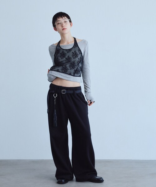 CODE A(コードエー)の「UKI UKI*CODE A|layered jersey trio set(その他トップス・レディース・ブラック/ホワイト/グレー・00)」の19枚目の写真