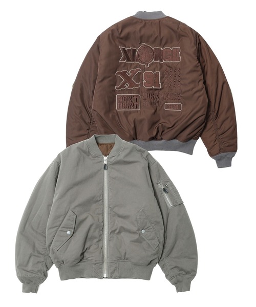 XLARGE（エクストララージ）の「XL REVERSIBLE MA-1（ブルゾン・メンズ・カモフラージュ/グレー/ブラック・S/XL/L/M）」の3枚目の写真