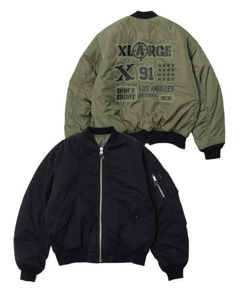 XLARGE（エクストララージ）の「XL REVERSIBLE MA-1（ブルゾン・メンズ・カモフラージュ/グレー/ブラック・S/XL/L/M）」の2枚目の写真