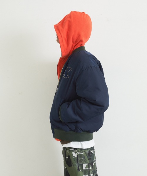 XLARGE（エクストララージ）の「XL REVERSIBLE MA-1（ブルゾン・メンズ・カモフラージュ/グレー/ブラック・S/XL/L/M）」の6枚目の写真
