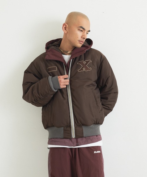 XLARGE（エクストララージ）の「XL REVERSIBLE MA-1（ブルゾン・メンズ・カモフラージュ/グレー/ブラック・S/XL/L/M）」の10枚目の写真
