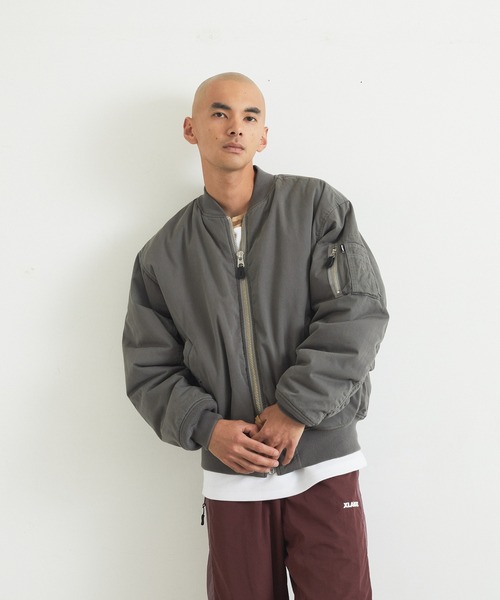 XLARGE（エクストララージ）の「XL REVERSIBLE MA-1（ブルゾン・メンズ・カモフラージュ/グレー/ブラック・S/XL/L/M）」の14枚目の写真