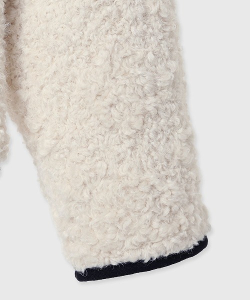 anuans(アニュアンス)の「【WEB限定】ECOPEL パイピングボアジャケット(その他アウター・レディース・アイボリー・SMALL/MEDIUM)」の12枚目の写真