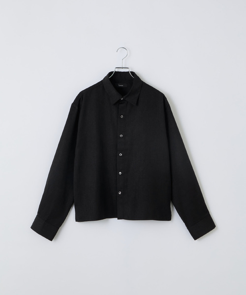 Loose/ルース(ルース)の「ベーシックコンパクト長袖シャツ(シャツ/ブラウス・メンズ・ブラック/ライトブルー/ホワイト・L/M/S)」の8枚目の写真