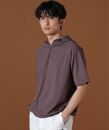 【MASTER BUNNY EDITION】Nyベアムース半袖ハーフジップフーディプルオーバー (MENS)