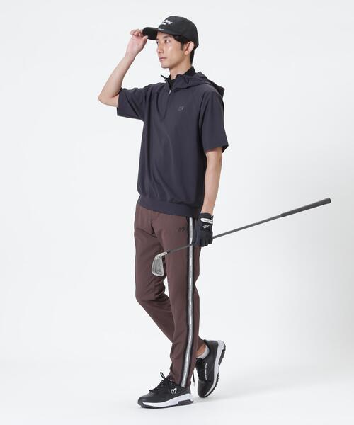 MASTER BUNNY EDITION(マスターバニーエディション)の「【MASTER BUNNY EDITION】Nyベアムース半袖ハーフジップフーディプルオーバー (MENS)(スウェット・メンズ・ブラック/ホワイト/ブラウン・X-LARGE/MEDIUM/XX-LARGE/LARGE)」の13枚目の写真