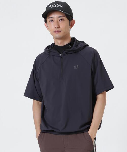 MASTER BUNNY EDITION(マスターバニーエディション)の「【MASTER BUNNY EDITION】Nyベアムース半袖ハーフジップフーディプルオーバー (MENS)(スウェット・メンズ・ブラック/ホワイト/ブラウン・X-LARGE/MEDIUM/XX-LARGE/LARGE)」の14枚目の写真
