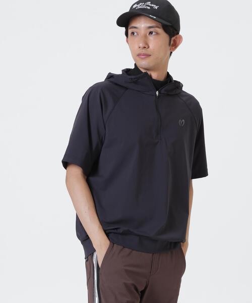 MASTER BUNNY EDITION(マスターバニーエディション)の「【MASTER BUNNY EDITION】Nyベアムース半袖ハーフジップフーディプルオーバー (MENS)(スウェット・メンズ・ブラック/ホワイト/ブラウン・X-LARGE/MEDIUM/XX-LARGE/LARGE)」の15枚目の写真