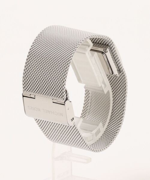 MICHAEL KORS（マイケルコース）の「GEORGIE MESH CUFF（アナログ腕時計・レディース・シルバー・FREE）」の5枚目の写真