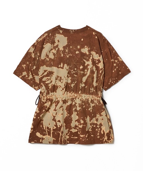 NON TOKYO（ノントーキョー）の「TYE-DYE TEE ONE-PIECE（ワンピース・レディース・ブラウン/ピンク/グリーン/ブラック・FREE）」の10枚目の写真