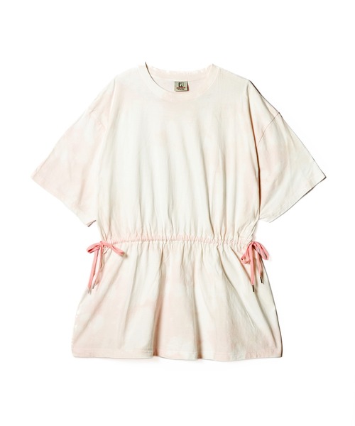 NON TOKYO（ノントーキョー）の「TYE-DYE TEE ONE-PIECE（ワンピース・レディース・ブラウン/ピンク/グリーン/ブラック・FREE）」の13枚目の写真