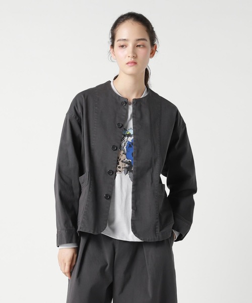 ZUCCa（ズッカ）の「HYPER STRETCH TWILL（ブルゾン・レディース・ダークグレー/ネイビー/カーキ・M size）」の2枚目の写真
