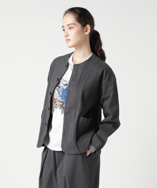 ZUCCa（ズッカ）の「HYPER STRETCH TWILL（ブルゾン・レディース・ダークグレー/ネイビー/カーキ・M size）」の6枚目の写真