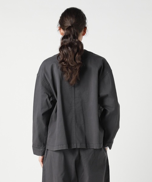 ZUCCa（ズッカ）の「HYPER STRETCH TWILL（ブルゾン・レディース・ダークグレー/ネイビー/カーキ・M size）」の7枚目の写真