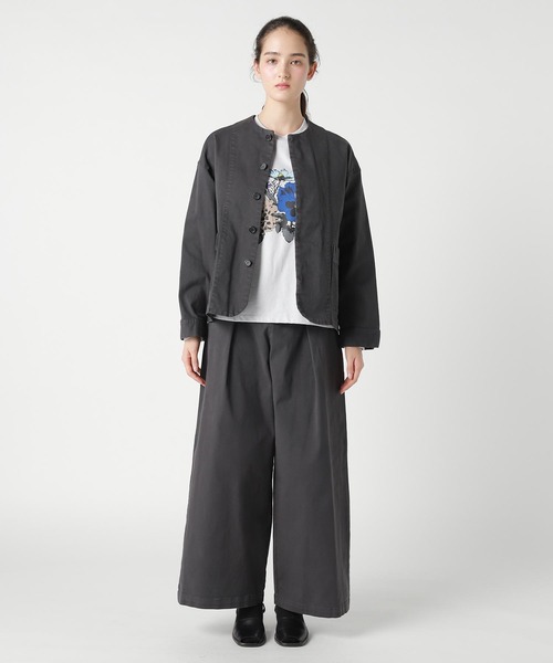 ZUCCa（ズッカ）の「HYPER STRETCH TWILL（ブルゾン・レディース・ダークグレー/ネイビー/カーキ・M size）」の8枚目の写真