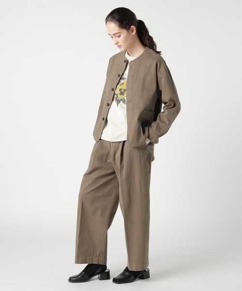 ZUCCa（ズッカ）の「HYPER STRETCH TWILL（ブルゾン・レディース・ダークグレー/ネイビー/カーキ・M size）」の9枚目の写真
