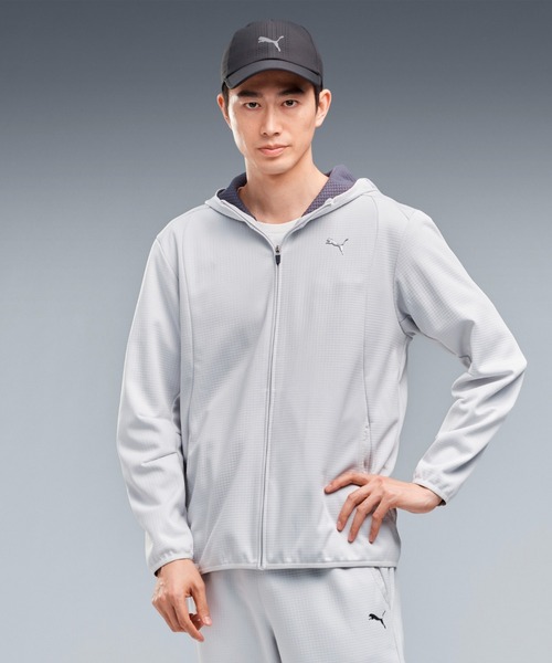 PUMA(プーマ)の「PUMA プーマ メンズ トレーニング パワートレイン グリッド フリース フー(ジャージ・メンズ・ヘザーグレー/ブラック・XX-LARGE/X-LARGE/MEDIUM/LARGE)」の1枚目の写真