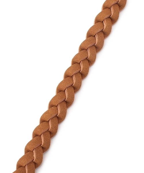 HusHusH（ハッシュアッシュ）の「タッセルツキメッシュベルト（ベルト・レディース・ブラウン系1/ホワイト/ブラウン・00）」の4枚目の写真