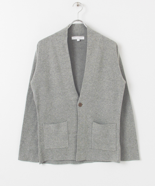 URBAN RESEARCH（アーバンリサーチ）の「UR 強撚ミラノリブ1Bカーディガン（カーディガン/ボレロ・メンズ・カーキ/ネイビー/ベージュ/グレー・LARGE/MEDIUM）」の20枚目の写真