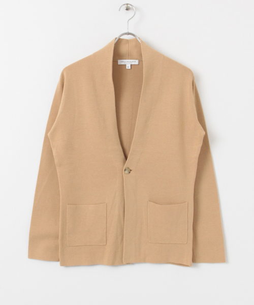 URBAN RESEARCH（アーバンリサーチ）の「UR 強撚ミラノリブ1Bカーディガン（カーディガン/ボレロ・メンズ・カーキ/ネイビー/ベージュ/グレー・LARGE/MEDIUM）」の9枚目の写真