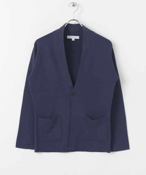 URBAN RESEARCH（アーバンリサーチ）の「UR 強撚ミラノリブ1Bカーディガン（カーディガン/ボレロ・メンズ・カーキ/ネイビー/ベージュ/グレー・LARGE/MEDIUM）」の11枚目の写真