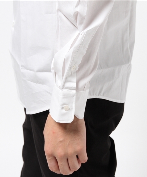 GOLDEN GOOSE（ゴールデングース）の「GOLDEN GOOSE DELUXE コットンシャツ G27U522（シャツ/ブラウス・メンズ・ホワイト/ライトインディゴブルー・SMALL/X-SMALL）」の9枚目の写真