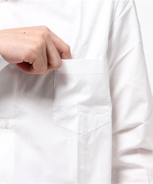 GOLDEN GOOSE（ゴールデングース）の「GOLDEN GOOSE DELUXE コットンシャツ G27U522（シャツ/ブラウス・メンズ・ホワイト/ライトインディゴブルー・SMALL/X-SMALL）」の4枚目の写真