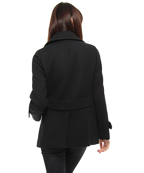 BEAUTY&YOUTH UNITED ARROWS（ビューティーアンドユースユナイテッドアローズ）の「BB MLTN PCT（ピーコート・レディース・ブラック/ネイビー・SMALL/MEDIUM/LARGE）」の8枚目の写真