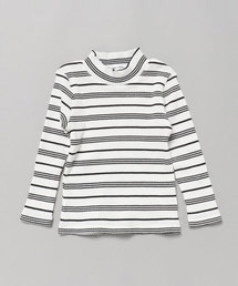 GLOBAL WORK | 【キッズ】リブハイネックＴシャツ長袖/739323(Tシャツ/カットソー)