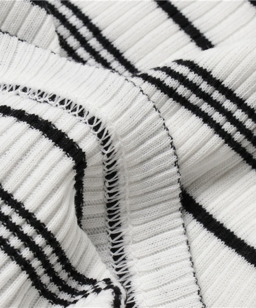 GLOBAL WORK（グローバルワーク）の「【キッズ】リブハイネックＴシャツ長袖/739323（Tシャツ/カットソー・キッズ・ホワイト/その他1/グレー・MEDIUM/LARGE/SMALL/XX-LARGE/X-LARGE）」の7枚目の写真