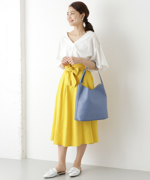 RODE SKO(ロデスコ)の「SISKO IC対応シングルショルダー(ショルダーバッグ・レディース・グレー/ブルー/キャメル/ホワイト/ネイビー・FREE)」の11枚目の写真