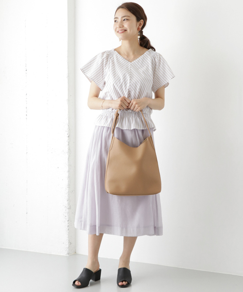 RODE SKO(ロデスコ)の「SISKO IC対応シングルショルダー(ショルダーバッグ・レディース・グレー/ブルー/キャメル/ホワイト/ネイビー・FREE)」の8枚目の写真