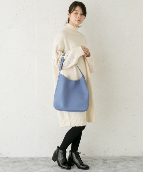 RODE SKO(ロデスコ)の「SISKO IC対応シングルショルダー(ショルダーバッグ・レディース・グレー/ブルー/キャメル/ホワイト/ネイビー・FREE)」の14枚目の写真