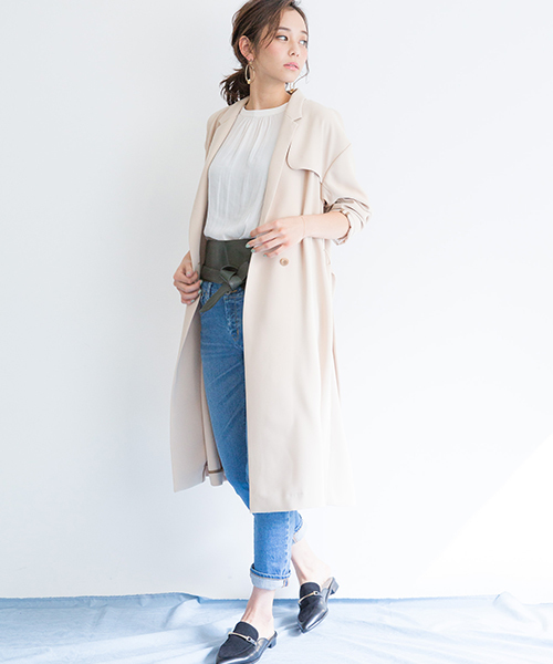 STUDIOUS(ステュディオス)の「STUDIOUS メトロギャザーブラウス(シャツ/ブラウス・レディース・オフホワイト/ブルー/アイボリー・FREE)」の16枚目の写真