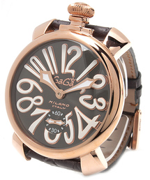 BRILLA per il gusto | GaGa MILANO / MANUALE 48MM PLACCATO ORO 5011.7(アナログ腕時計)