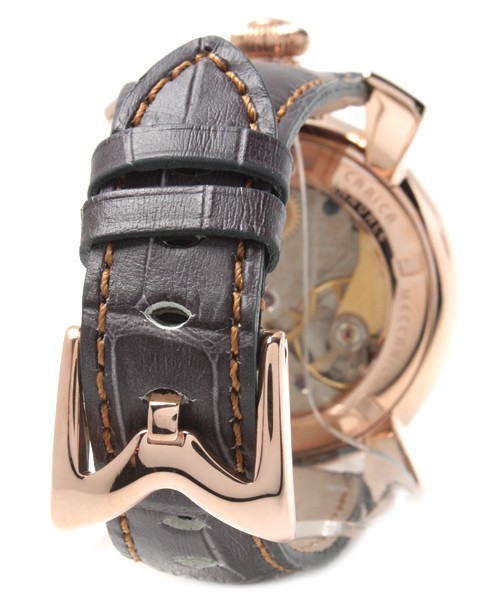 BRILLA per il gusto（ブリッラペルイルグースト）の「GaGa MILANO / MANUALE 48MM PLACCATO ORO 5011.7（アナログ腕時計・メンズ・グレー・ONE SIZE）」の3枚目の写真