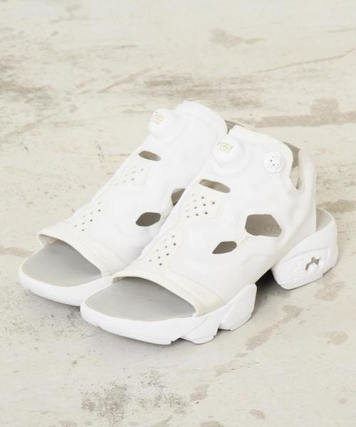 Reebok（リーボック）の「【別注】＜Reebok CLASSIC（リーボック）＞∴INSTA PUMP FURY SANDAL ポンプフューリー/サンダル ◆（サンダル・レディース・ホワイト・24.0cm/25.0cm/23.0cm/22.0cm/26.0cm）」の4枚目の写真